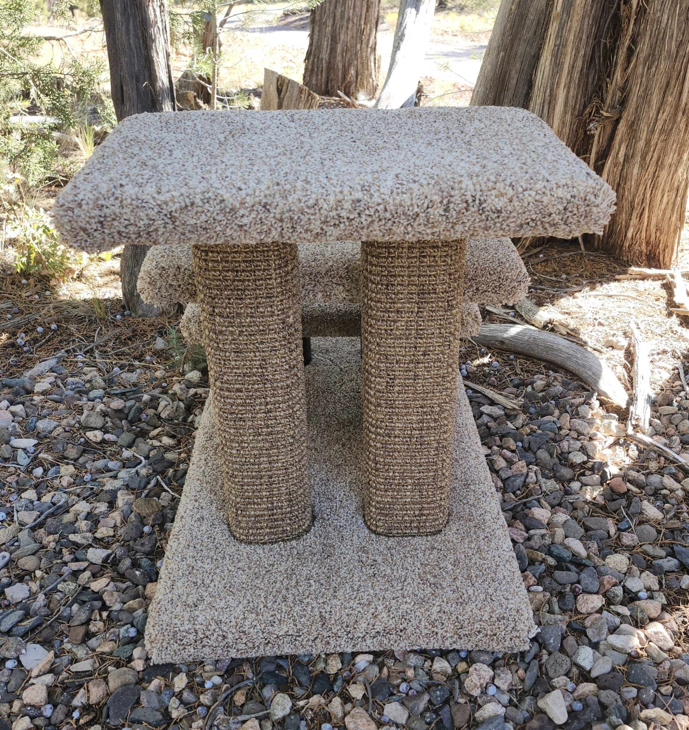 3 Step Pet Stairs Sisal Scratcher - Image 2